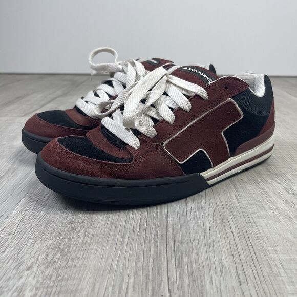 Y2k Emerica Tosh Townend Black Red Vintage OG Skateboarding Shoes Men’s Sz 9.5 A - Picture 1 of 12